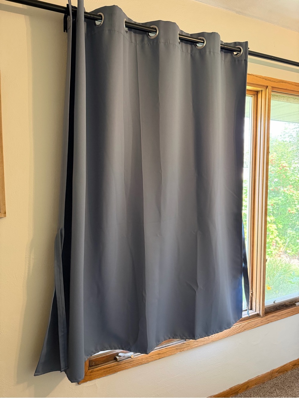 Amazon Blue Haze Window Curtain Panel